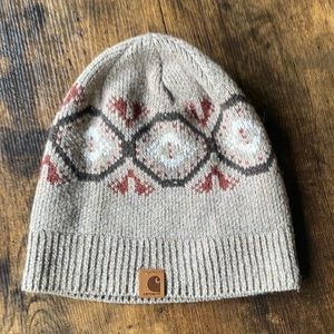 Carhart beanie beige tan